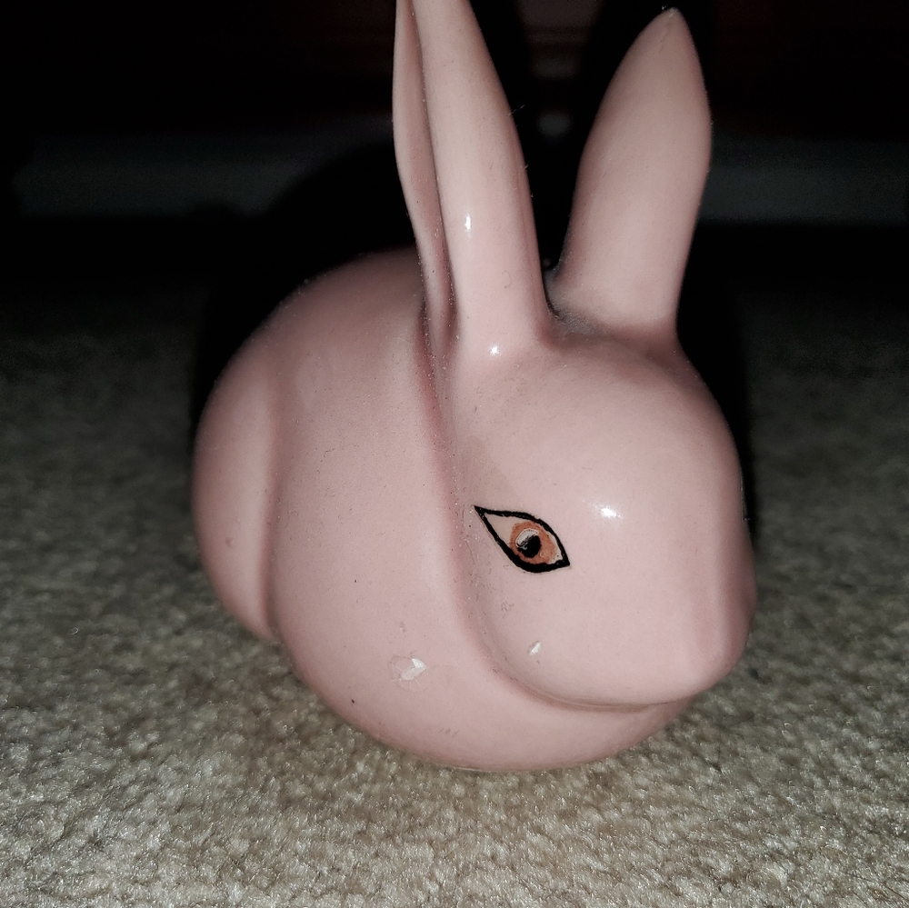 Bunny cotton ball dispenser